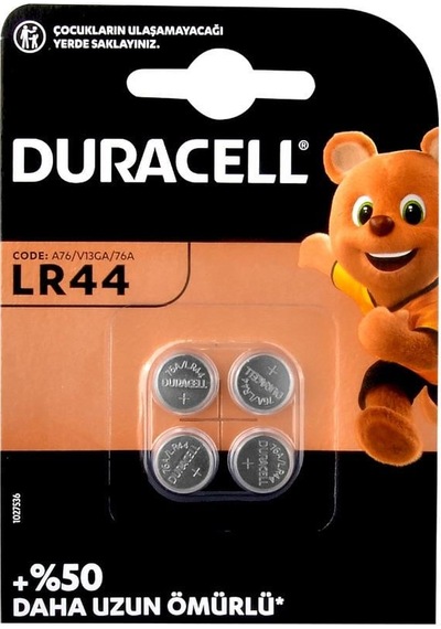 Duracell Lr44 Pil 4lü Blister