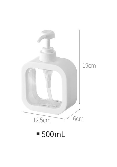 Mukko Home Plastik Akrilik Sıvı Sabunluk 300 Ml + 500 Ml 2'li Sıvı Sabunluk Diğer