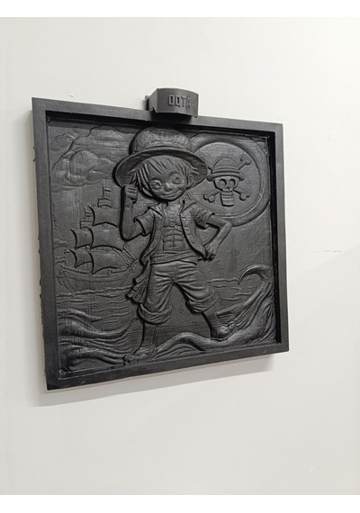 Başlık Seo Dostu : Mini Kaptan Luffy Junior Işıklı Kabartma Siy