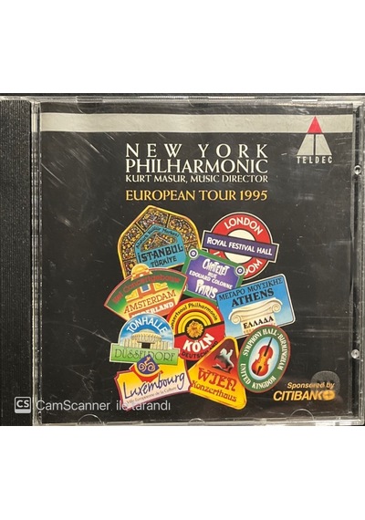 Plak Değildir Cd Dir Cd New York Philarmonic Kurt Masur Europea