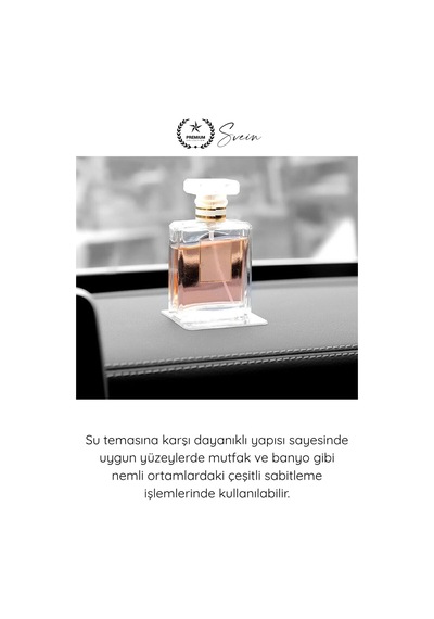 Çifttaraflıbant 4x4 Cm Şeffaf Nano Bant Çift Taraflı Güçlü Yapışkan Su Geçirmez Çivi Gerektirmeyen