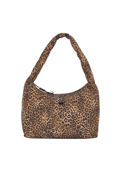Tommy Hilfiger Tjw Urban Leopard Hobo Kadın Çanta-9502 Kahverengi
