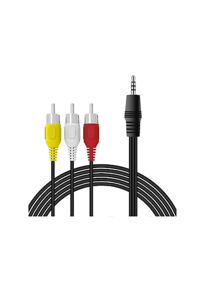 4824 3.5 Mm Stereo To 3 Rca Dişi Tos Çevirici Dönüştürücü Ses Kablosu Belirtilmemiş