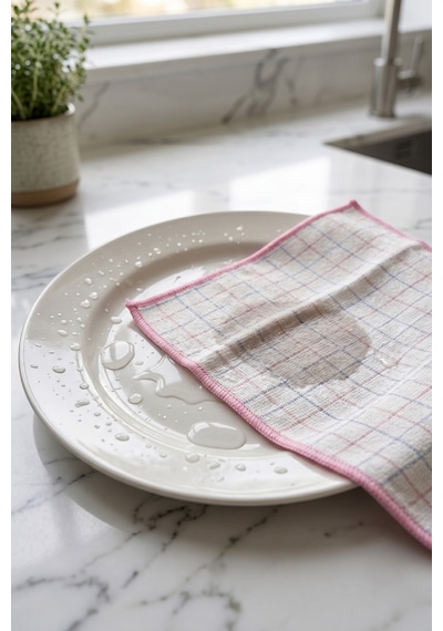3'lü Set 40x40 Cm Bulaşık Kurulama Bezi Yüksek Emici Mutfak Havlusu Bardak Tabak Kurulama Çok Renkli