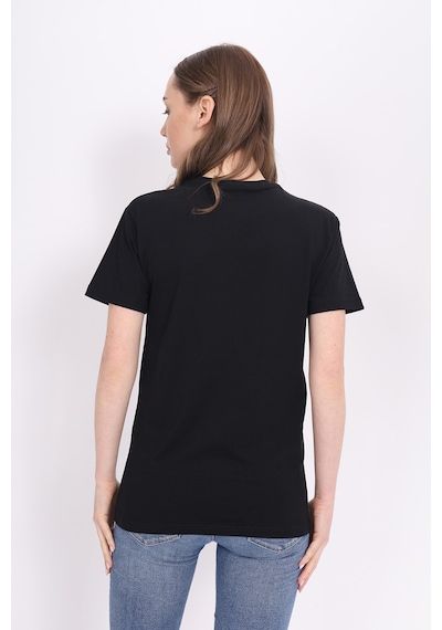 Toontoy Unisex Baskılı Tişört Siyah