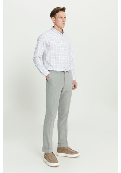 AC&Co / Altınyıldız Classics Erkek Hakı Comfort Fit Rahat Kesim Yan Cepli Desenli Beli Lastikli Pantolon Haki AC&Co / Altınyıldız Classics Erkek Hakı Comfort Fit Rahat Kesim Yan Cepli Desenli Beli Lastikli Pantolon Haki