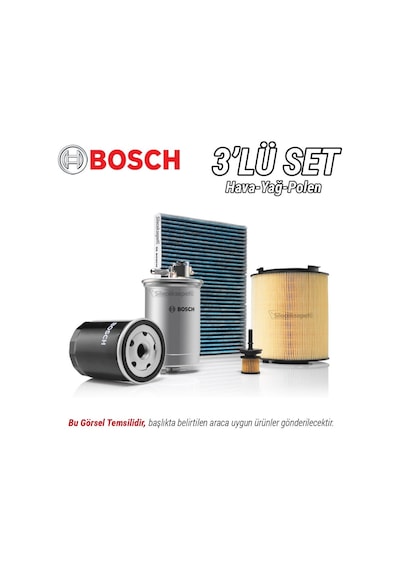Bmw 5 Serisi 5.20D Bosch  Filtre Bakım Seti (F10 2010-2013)