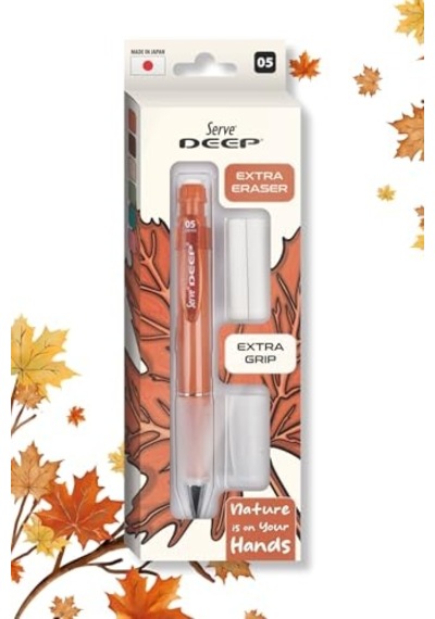 Deep Klm &amp Grıp&amp Sılgı Yedeklı Set 05mm Kıremıt Genel
