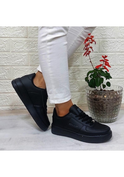 Pierre Cardin 31370-31371 Siyah Fuspetli Hafif Spor Ayakkabı 001