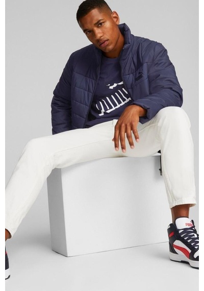 Puma 84934906 Ess Padded Jacket Erkek Günlük Mont Lacivert