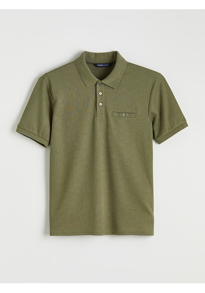 Lcwaıkıkı Classic Haki Polo Yaka Erkek Tişört