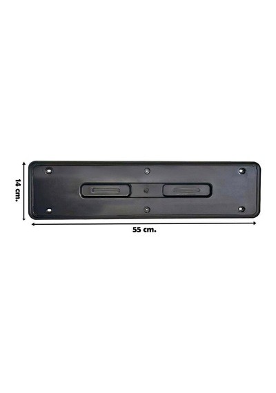 Hummer Tipi Abs Plastik Oto Plakalık Parlak Siyah 1 Takım 2 Adet