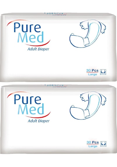 Puremed Belbantlı Hasta Bezi Large 100x150 Cm 60 Adet