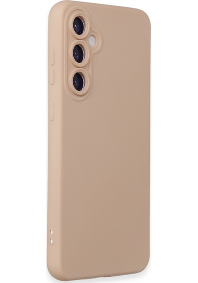 Newface Samsung Uyumlu Galaxy S23 Fe Kılıf Nano İçi Kadife Silikon - Pudra pudra