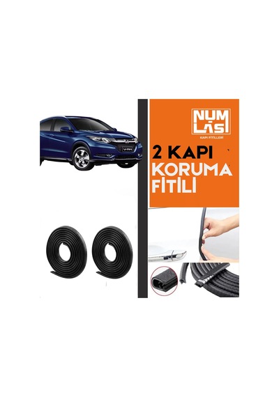 Honda Hr-v 2015-2021 İki Kapı Koruma Fitili Siyah Renk Numlas-a Kalite-nm2846