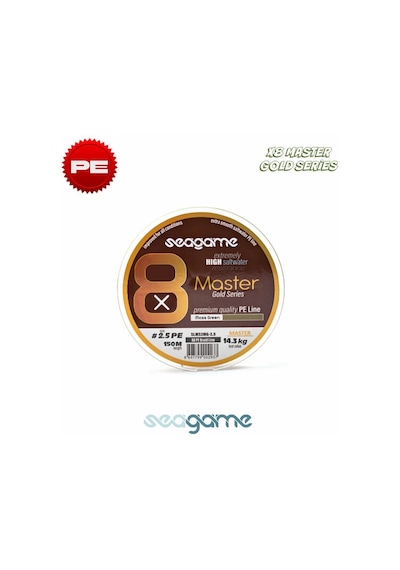 Seagame Master X8 Pe 150m Moss Green Olta İp Misinası - 0.26mm 0.26mm