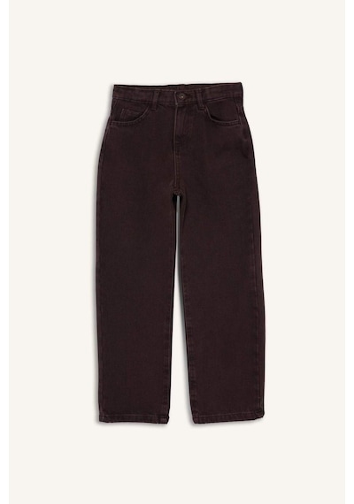 Defacto Erkek Çocuk Wide Leg Düz Paça Jean Pantolon G2929a825aubn340 Kahve