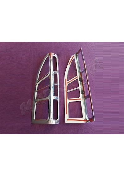 Woc Chrome Citroen Berlingo Krom Stop Çerçevesi 2008-2018 2 Parça