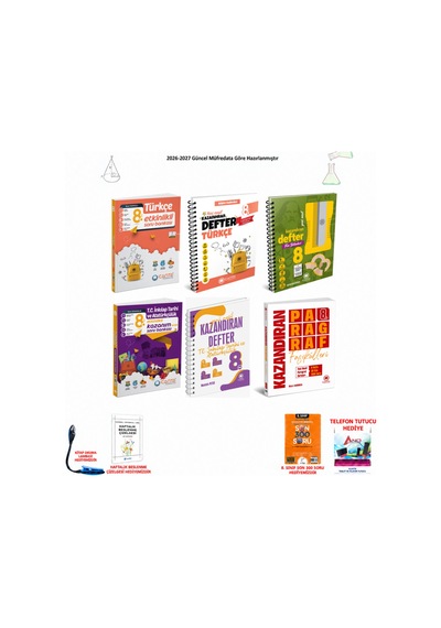 Çanta 8. Sınıf Lgs Tüm Dersler 236 6 Kitap Seti