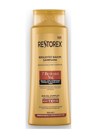 3 Adet Restorex 500 Ml 7 Besleyici Yağ Şampuan