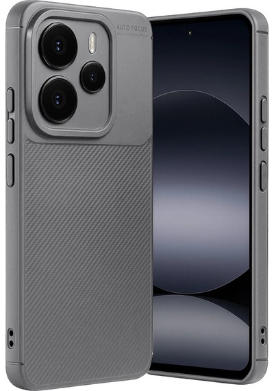 Newface Xiaomi Note 14 5g Auto Focus Karbon Kapak - Gri gri