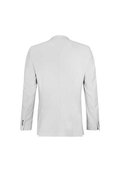 Hatemoğlu Gri Slim Fit Mono Yaka Casual Takım Elbise Hatemoğlu Gri Slim Fit Mono Yaka Casual Takım Elbise