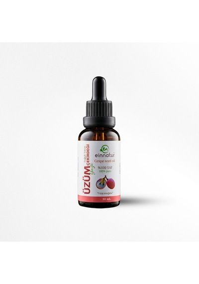 Üzüm Çekirdeği Yağı, 30 Ml, %100 Saf/pure, Soğuk Sıkım/cold Press Grapes Seed Oil