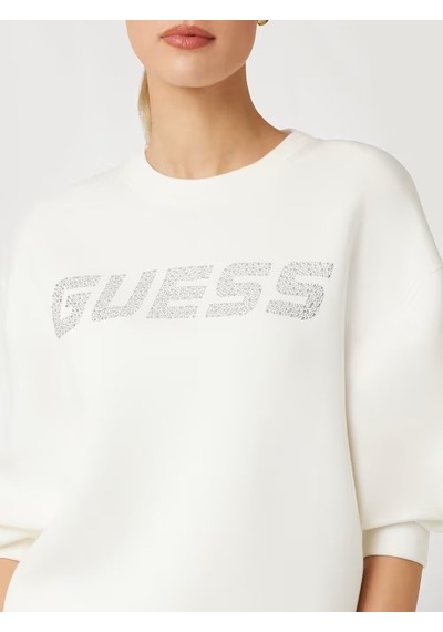 Guess Cecilia Kadın Sweatshirt V4bq15k7uw2 Beyaz