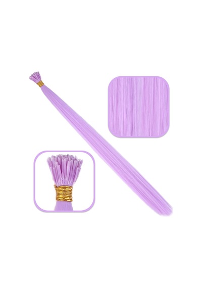 Fiber Sen Boncuk Kaynaklık Renkli / Lila / 100 Adet Çok Renkli