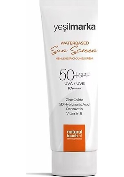 Yeşilmarka Su Bazlı Nemlendirici Güneş Kremi Spf50 50 Ml