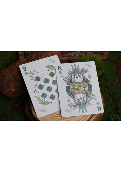 Room One Samurai Otter Mizu Edition Standard Blue Premium Oyun Kağıdı İskambil Kartları Destesi