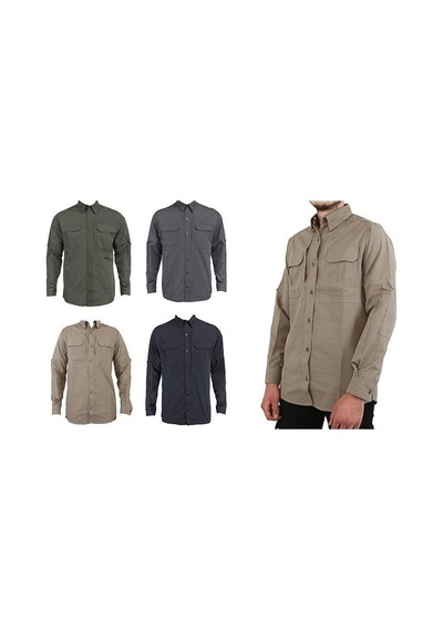 Terrien Uzun Kollu Av Kıyafeti Fonksiyonel Üst North Mountain Outdoor Taktik Erkek Gömlek Commander Model Çok Renkli
