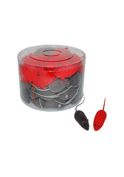 Yn-q036a Plastik Kedi Oyuncağı Fare 6 Cm