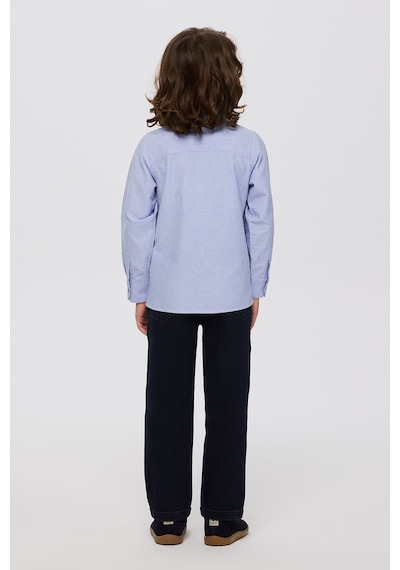 Panço Erkek Çocuk Basic Lacivert Oxford Gömlek