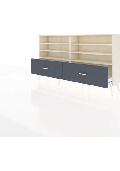 Arges Konsol 6 Raflı 2 Çekmeceli 176x30x99 Aytaşı-aytaşı/antrasi Aytaşı-aytaşı/antrasit Arges Konsol 6 Raflı 2 Çekmeceli 176x30x99 Aytaşı-aytaşı/antrasi Aytaşı-aytaşı/antrasit