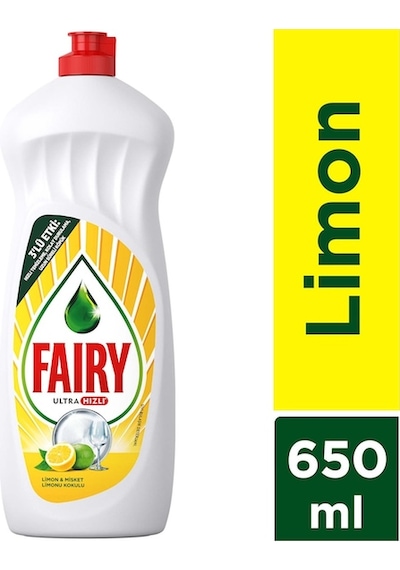 fairy 650ml sıvı bulaşık deterjanı