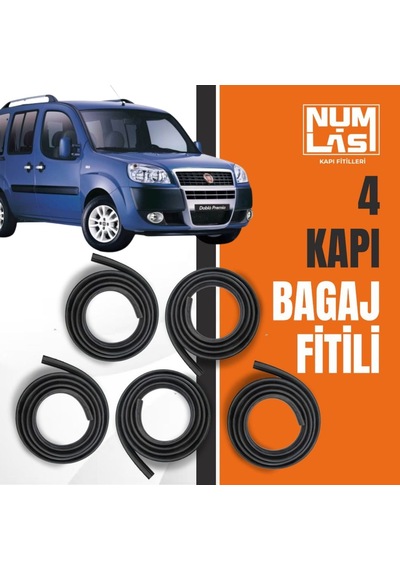 Fiat Doblo 2005-2010 4 Kapı + Bagaj Fitili-a Kalite-numlas-nm4276