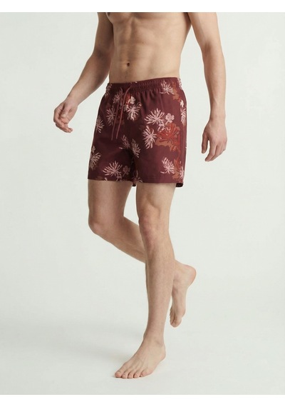 Jack&jones Jpstmauı Shell Aop Swım Shorts Reg Bordo Jack&jones Jpstmauı Shell Aop Swım Shorts Reg Bordo