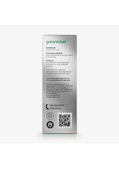 Greenlabel Kenevir Yağı 50 ML
