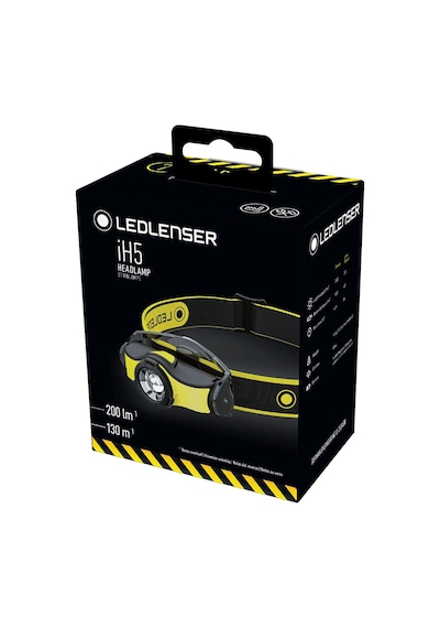 Ledlenser İH5 Kafa Lambası 200 Lümen Siyah