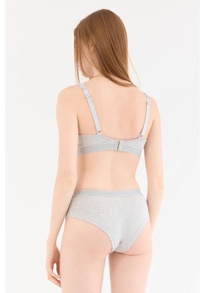 Naphor Touch Gri Boyshort Külot