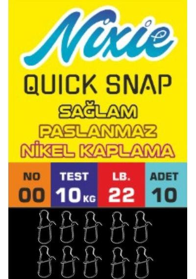 Nixie Quick Snap (Sahte Balık Klipsi)