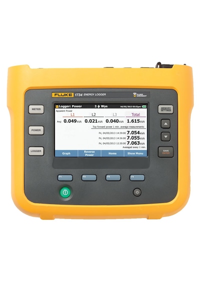 Fluke 1734 - 3 Faz Elektrik Enerjisi Kayıt Cihazı