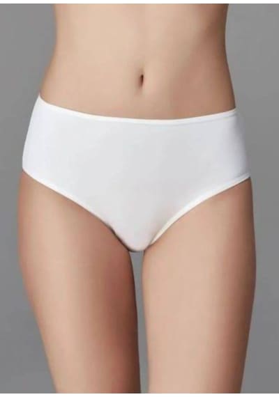 Berrak 11660 Kadın Yüksek Bel Bikini Külot 6 Adet Beyaz