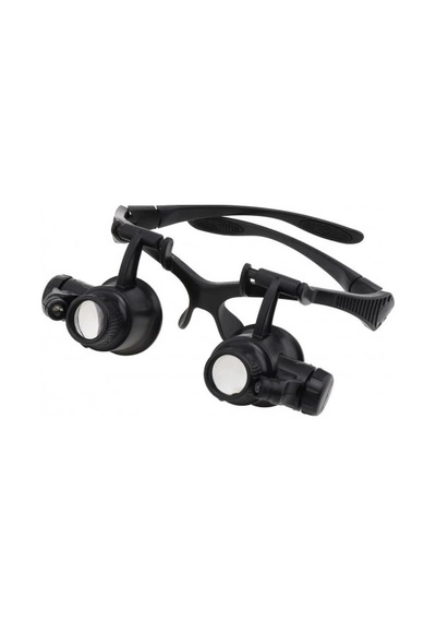 Gözlük Modeli 10x 15x 20x 25x Lens,2led Işıklı,büyüteç -