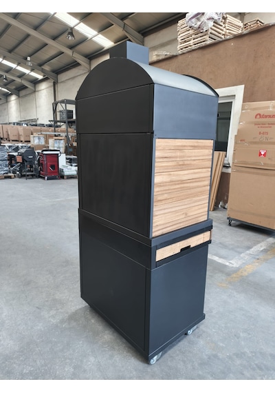 Fanus B200 Metal Fırınlı Barbekü Antrasit