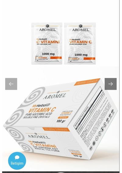 Aromel C Vitamin 100 Şaşe