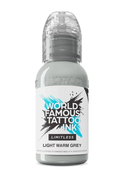 World Famous Limitless Medium Warm Grey Dövme Boyası 30ml Sıcak Orta Gri Profesyonel Tattoo Ink