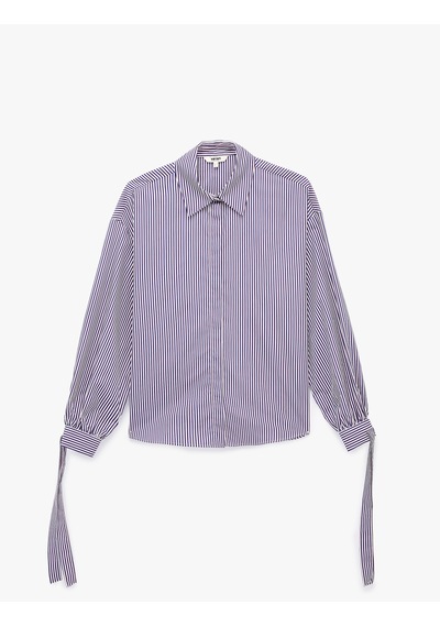 Koton Uzun Kollu Klasik Yaka Pamuklu Çizgili Oversize Gömlek Lacivert Çizgili 6sak60282uw Lacivert Çizgili Koton Uzun Kollu Klasik Yaka Pamuklu Çizgili Oversize Gömlek Lacivert Çizgili 6sak60282uw Lacivert Çizgili