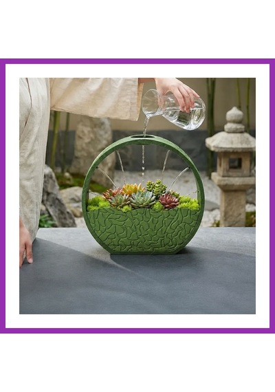 Bezos 3d Baskı Self-watering Planter - Kendi Kendini Sulayan Saksı-yeşil Bty Standart